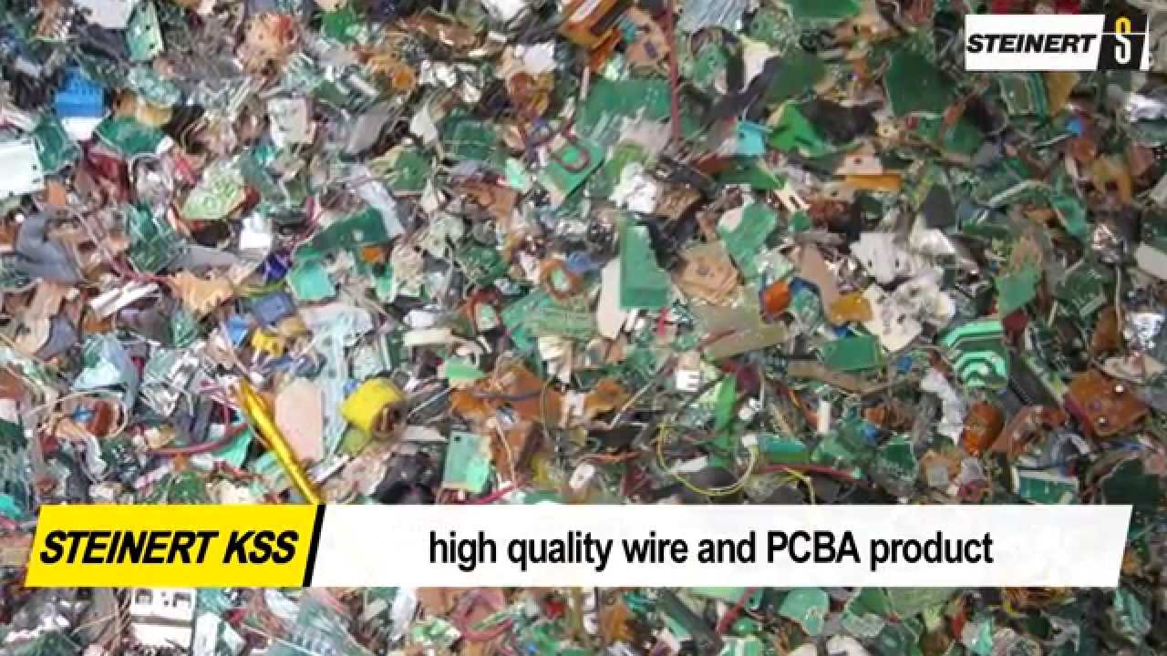 Sorting PCB with STEINERT sensor-based sorting technology