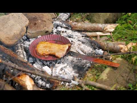 Ep14 Solo Outdoor - MAKE SHELTER,FRAME SAW,COOKED MEAT,TASTY COFFEE,IN THE WILD #thegreenboy