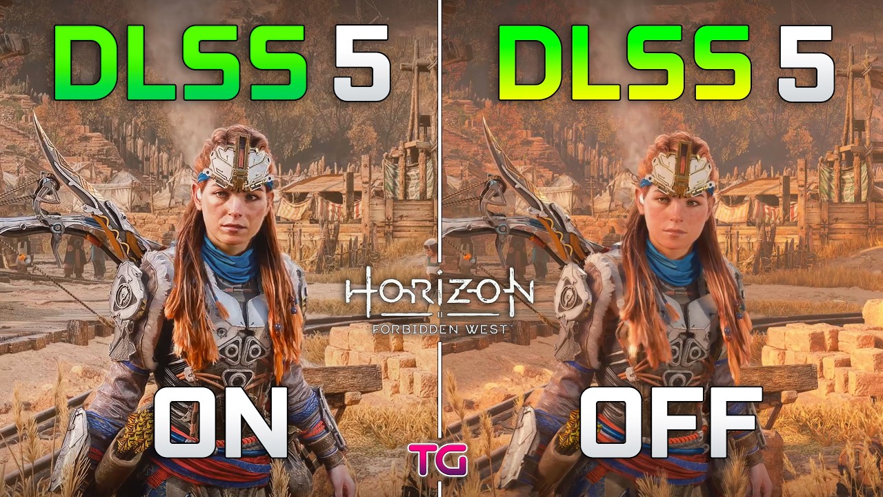 DLSS 5 Neural Rendering : ON vs OFF in Horizon Forbidden West | Graphics & FPS Comparison