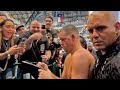 Fans mob Nate Diaz & Jake Paul after 10 round battle!