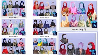 Womens Muslim Hijab 65 PSD File Free Download