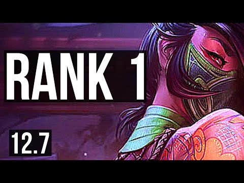AKALI vs KATA (MID) | Rank 1, Rank 1 Akali, Legendary | EUW Challenger | 12.7