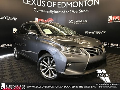 Used Gray 2015 Lexus RX 350 Touring Package Walkaround Review Lethbridge Alberta