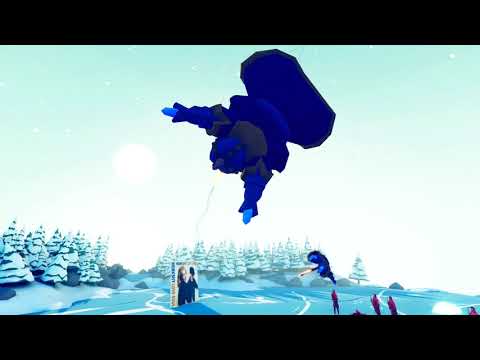 Snowball Fight! Chilly Hobbit vs Every Faction - TABS MODS GAMEPLAY