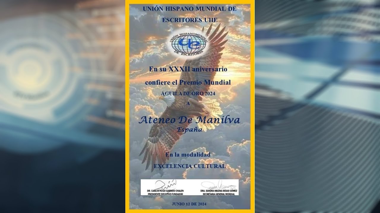 El Ateneo de Manilva recibe el Águila de Oro