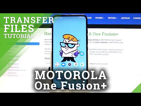 How to Transfer Files on Motorola One Fusion+ - Move Data