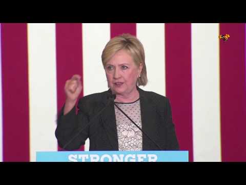 Hillary Clinton: "Vill skapa en ekonomi för alla"