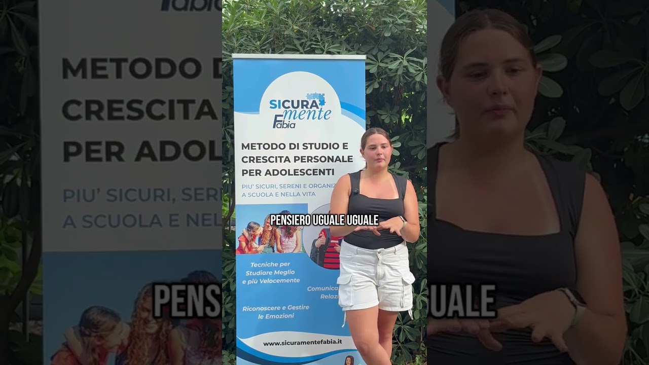 Testimonianza di Sveva - SicuraMente Campus - Estate 2025