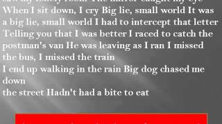 Sting Big - Lie Small World Lyrics