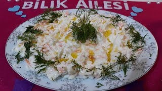 Yeşil Elmalı Yoğurtlu Kereviz Salatası Tarifi, Nasıl Yapılır? - Salata Tarifleri