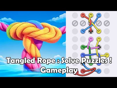 Tangled Rope : Solve Puzzles Game Gameplay - YouTube