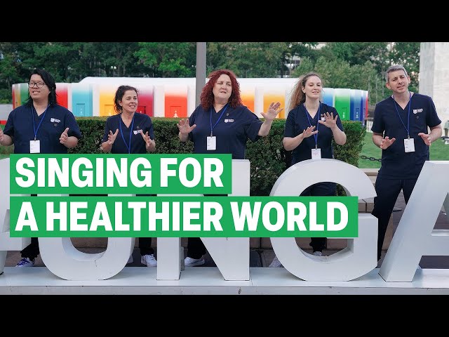 Singing out for global healthcare