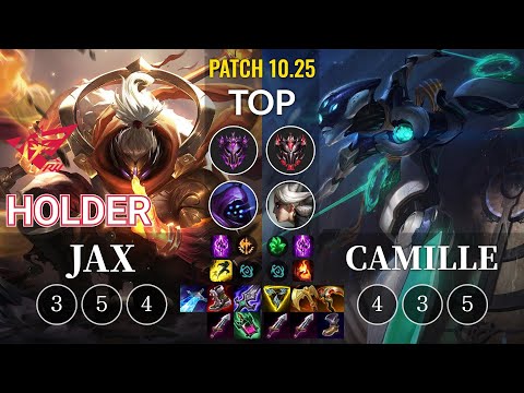 RW Holder Jax vs Camille Top - KR Patch 10.25