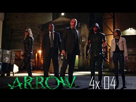 Arrow 4x04 - Team Arrow and Rogue Cops Fight Scene