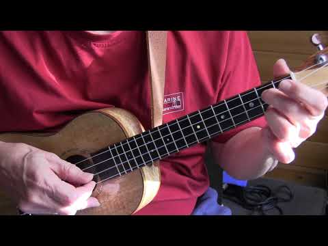 Ukulele Lesson  - Fingerpicked intro to "Blue Skies" - TAB available