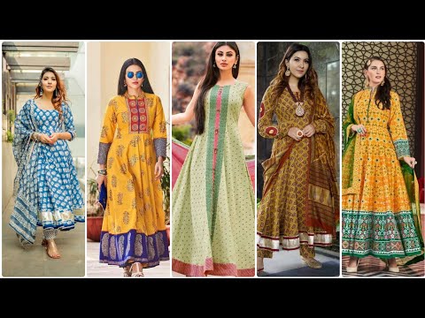 top most stylish indian printed maxi & froks 2020