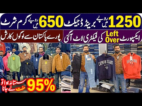 95% Off on Original Branded Jeans, T-Shirts, Shirts, Hoodie, Jacket. Export Leftover