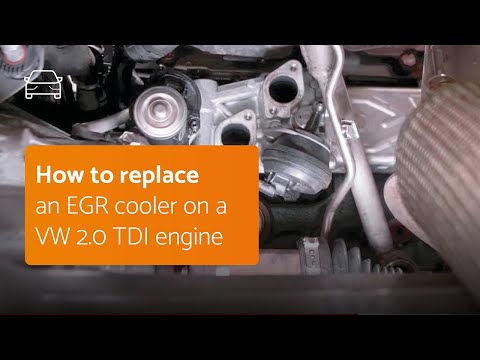 How to replace an EGR cooler on a VW 2.0 TDI engine