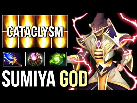 GOD MODE! SumiYa Best Invoker Gameplay Epic Cataclysm Combo Gameplay 7.07 Dota 2