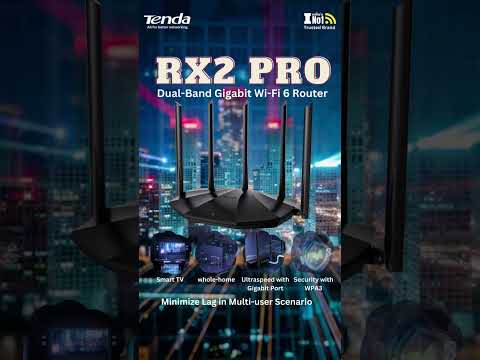 Бездротовий маршрутизатор Tenda RX2 Pro