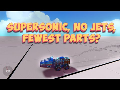 NO JETS Fewest parts = Supersonic?? Trailmakers