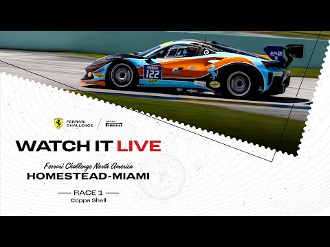 Ferrari Challenge North America Coppa Shell - Homestead-Miami, Race 1
