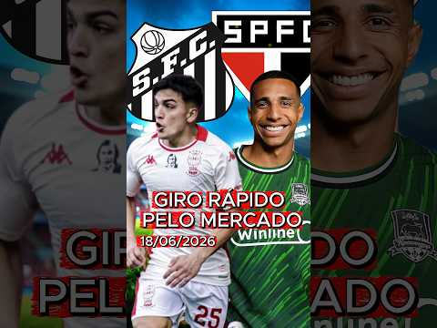 Giro de mercado #santos #saopaulo #futebol #neymar #futebolbrasileiro #noticias #shorts #new #news