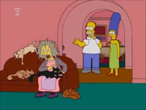 Simpsonovi Kočka přes dům CZ