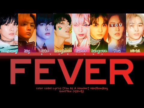 ENHYPEN (엔하이픈) 'FEVER' - You As A Member [Karaoke] || 8 Members Ver. || REQUESTED