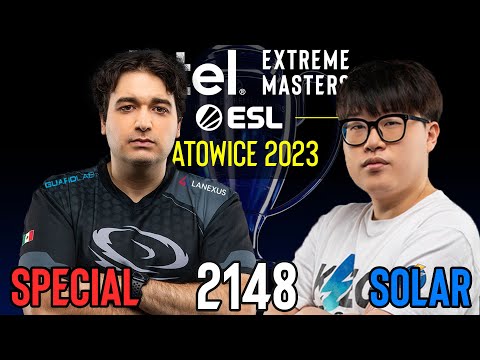 🇲🇽 SpeCial (T) vs 🇰🇷 Solar (Z) - Gruppe C - IEM Katowice 2023 - StarCraft 2 - Cast 2148