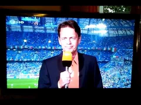 Irish fans on Germany's ZDF