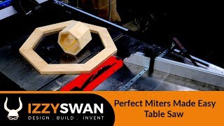 How To Make Perfect Miters with a Table Saw and other tools