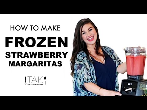 Frozen Strawberry Margaritas | How To Make Easy Frozen Margaritas Loaded With Strawberry Flavor!