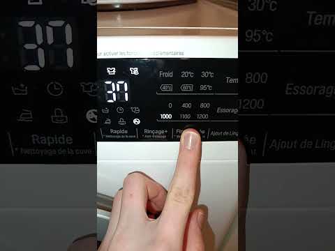 Comment activer ou désactiver la sécurité enfant machine à laver LG.