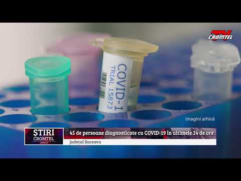 ȘTIRI CROMTEL TV - 45 de persoane diagnosticate cu COVID-19 în ultimele 24 de ore