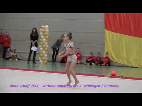 Rhythmic Gymnastics - Anna Schaff 2008 - wa - Ulm Donau Rhythmic Cup 2016