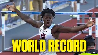 Download lagu WORLD RECORD: Ja'Kobe Tharp breaks 110m hurdles record at 2026 outdoor track and field championships mp3 Download lagu WORLD RECORD: Ja'Kobe Tharp breaks 110m hurdles record at 2026 outdoor track and field championships mp3