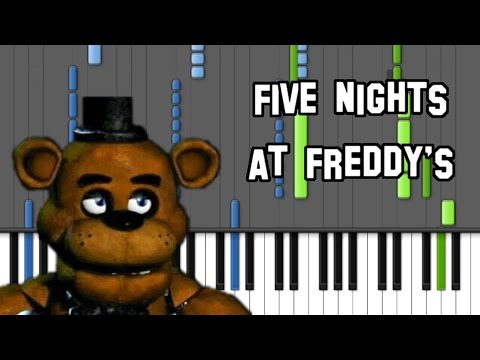 Five Nights At Freddy's Song on Piano (Original by The Living Tombstone)