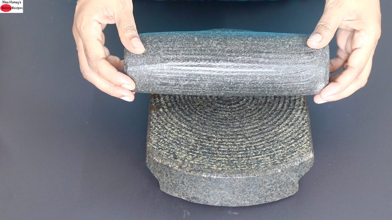 How To Season Traditional Stone Grinder - Silbatta - Ammikallu | Skinny Recipes
