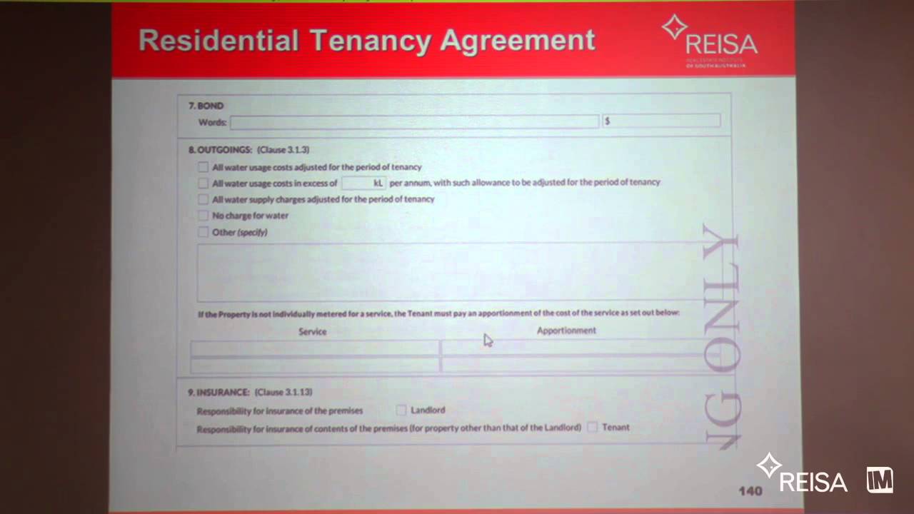 REISA - Tenancy Agreement