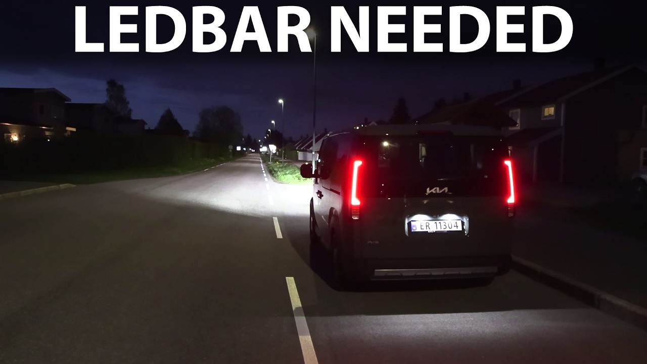 Kia PV5 Passenger headlights test