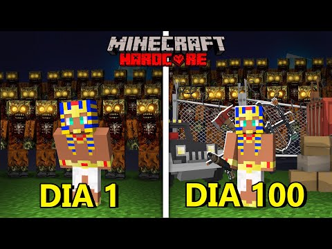 SOBREVIVI 100 DIAS no APOCALIPSE ZUMBI do Minecraft