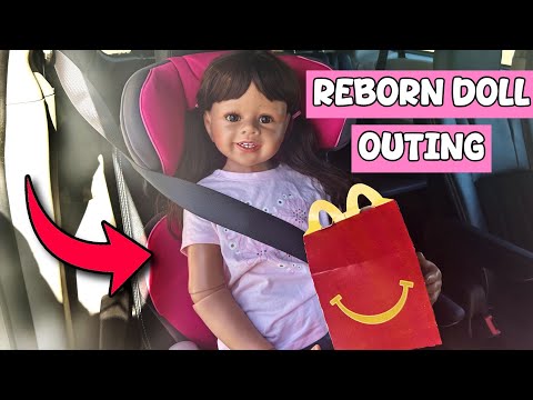 Reborn Doll Outing ☀️ McDonald’s and park 🛝