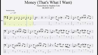 Buddy Guy - Money (That&#39;s What I Want) (Bass Tab)