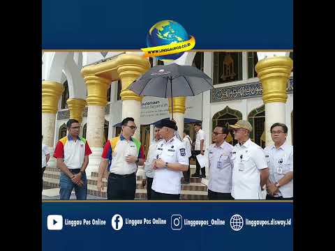 Masjid Agung As Salam Dicat Menggunakan Dana CSR
