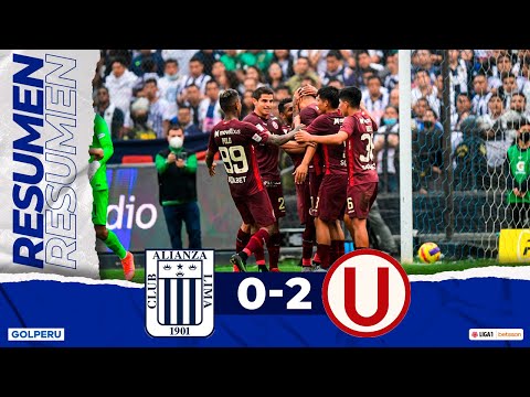 Resumen: Alianza Lima vs Universitario de Deportes (0-2) #ElClásicoXGOLPERU #LIGA1BETSSONXGOLPERU