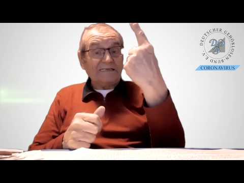 DGB-Film 06/2020 in DGS und mit UT "Statement von B. Siebert zum Umgang mit dem Coronavirus"
