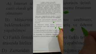 7. Sınıf Sosyal Bilgiler 5. Ünite 6.Kazanım Yeni Nesil Soru