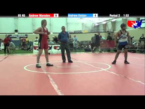 Andrew Marsden vs. Andrew Fenton at 2013 FILA Cadet Nationals - FS