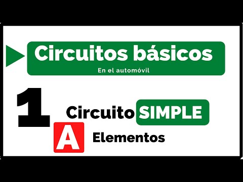 Montaje de un circuito eléctrico simple en el automóvil